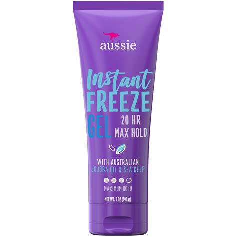Aussie Instant Freeze Gel, Sculpting, Maximum Hold, 7 oz ...