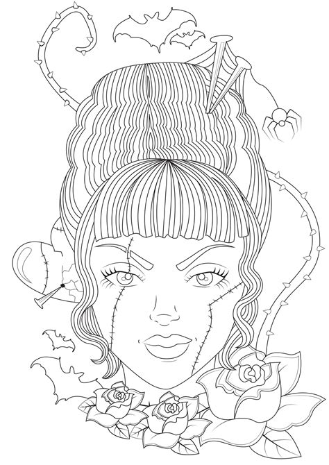 Horror Movie Coloring Pages For Adults