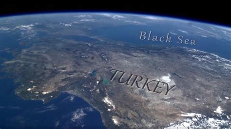 Türkiye nin uzaydan çekilen görüntüleri