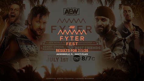 Aew Dynamite Fyter Fest Night Results For July St