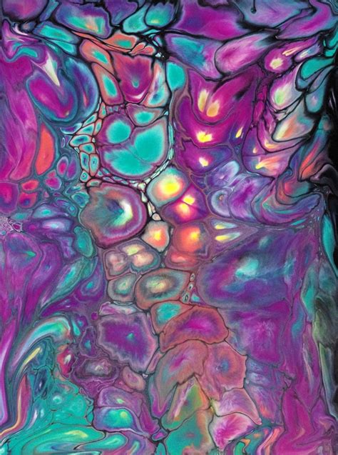 Fluid Acrylic Acrylic Pouring Art Abstract Art Painting Art Painting