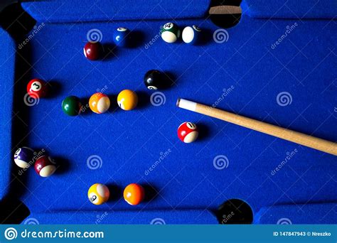 Android, ios and supports all browsers (online multiplayer). Pool Billiard Balls On Blue Table Sport Game Set. Snooker ...