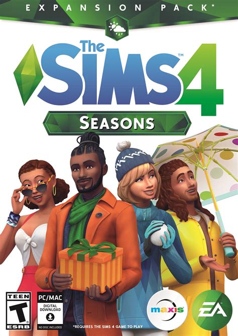 The Sims 4 Seasons Official Logo Box Art And Renders Simsvip
