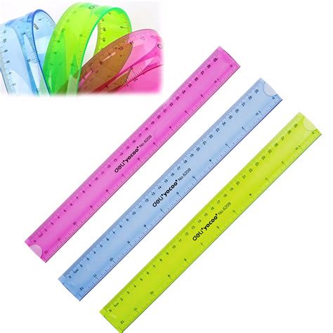 12″ 30cm Super Flexible Ruler Rule Measuring Tool Stationery For Office