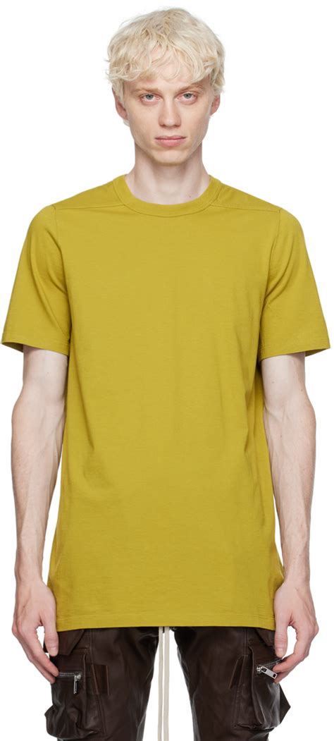 Yellow Level T Shirt By Rick Owens On Sale