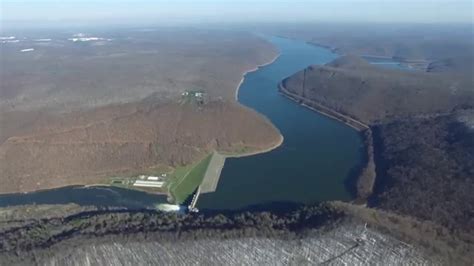 Kinzua Dam And Upper Reservoir Drone 4k Resolution Video Youtube