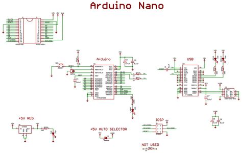 Arduino Nano V3 Circuit Diagram Wiring View And Schematics Diagram