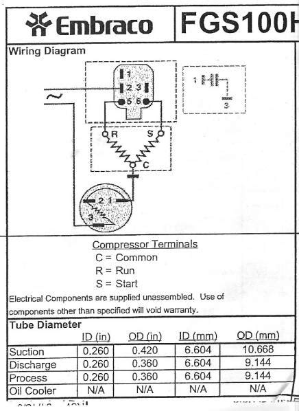 Air compressor wiring diagrams for pureflow 480volt 3phase. Wiring a refrigerator compressor - DoItYourself.com Community Forums