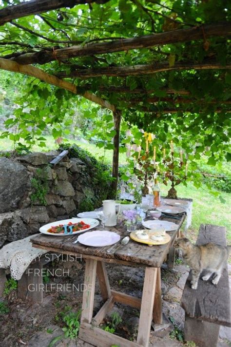 French Living The Al Fresco Dining Season My French Country Home