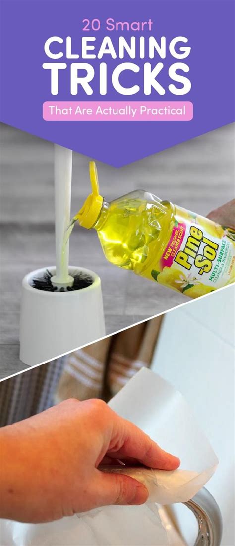 20 smart cleaning tricks that are actually practical cleaning hacks