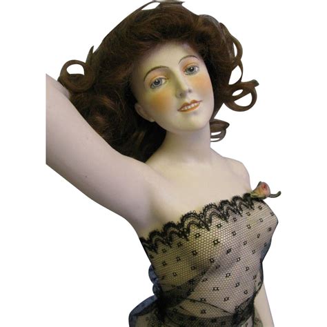 Galluba And Hofmann Huge Inch Early German Bisque Bathing Beauty From