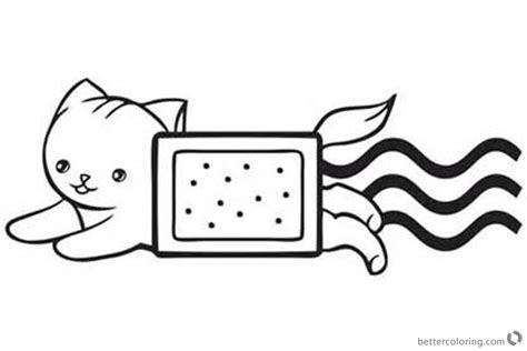 Important Ideas Cute Nyan Cat Coloring Pages
