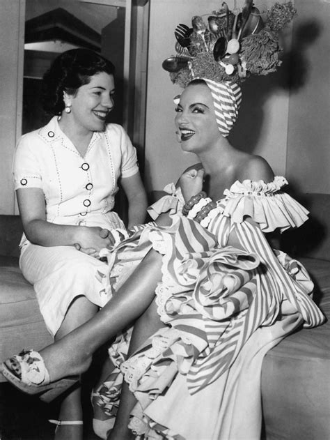 Carmen Miranda On The Set Of Scared Stiff 1953 © Paramount Pictures Golden Age Of Hollywood