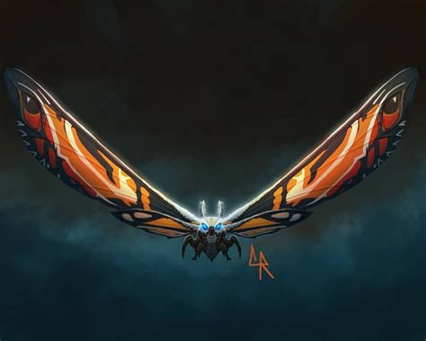Here Is Quick Painting Of Mothra This Will Also Be Included In The
