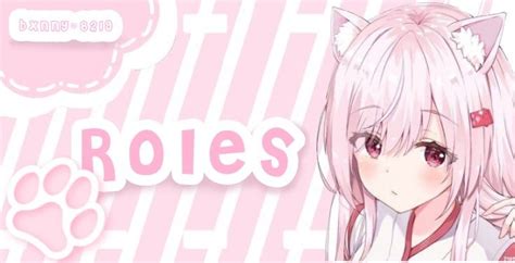 Roles Discord Banner F U Anime Caf Youtube Banner