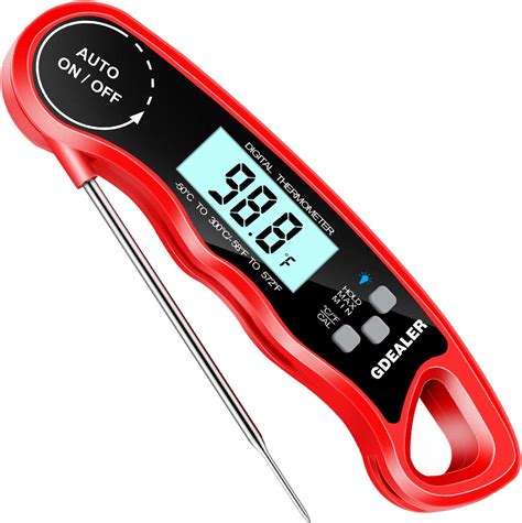 Gdealer Dt09 Waterproof Digital Instant Read Meat Thermometer Ultra