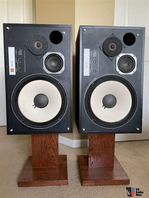 Jbl L 100 Speakers With Stands Collectors Quality Cabinets Restored