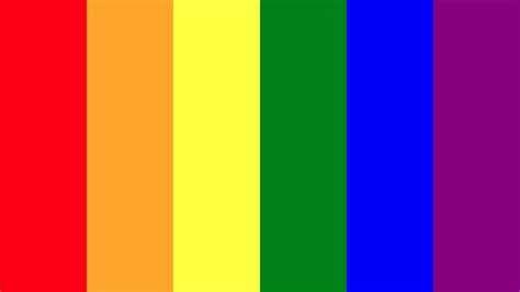 Lgbt Pride Flag Colors Pantone