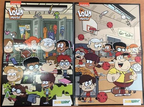 Subway X The Loud House Loud House Characters Tv Animation