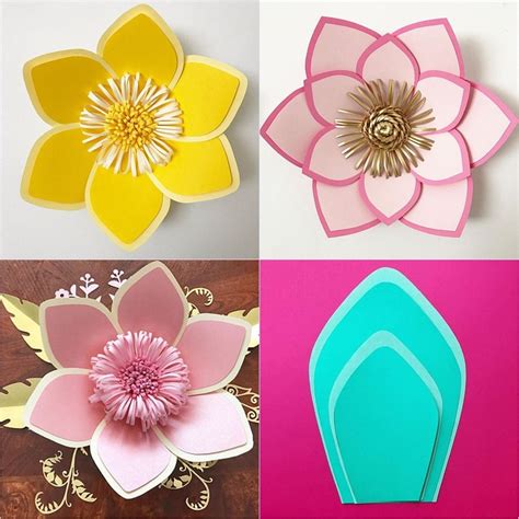 Diy Molde De Flor De Papel Gigante ⋆ De Frente Para O Mar