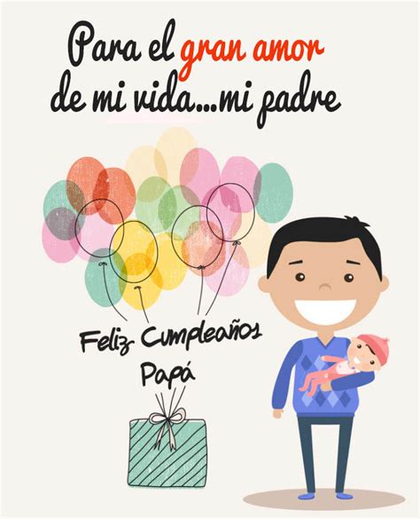 🎁🎈🎉🎈🎁 ¡ Feliz Cumpleaños Papá Mensaje De Hijo O Hija A Un Padre 🎁🎈🎉🎈🎁