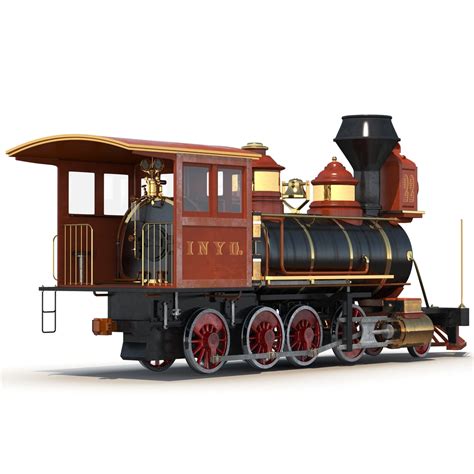 3ds Max Steam Train Locomotive