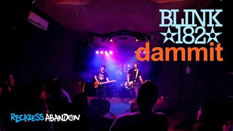 Blink 182 Dammit Live Tribute Band Youtube