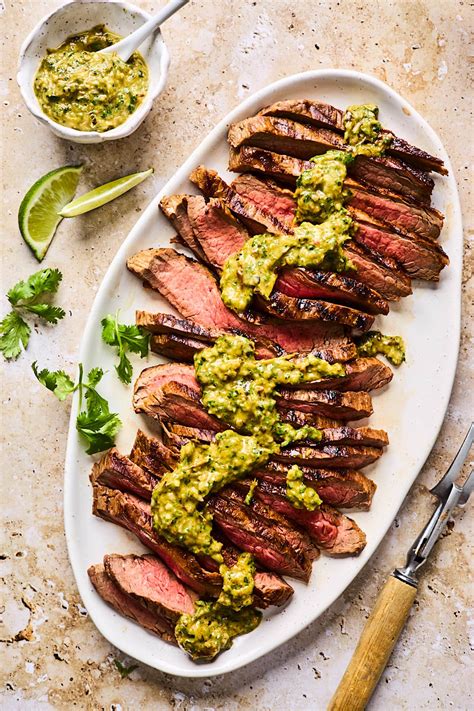 Flank Steak With Chimichurri Sauce Two Peas And Their Pod