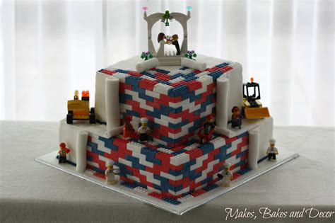 Lego Wedding Cake And My Cake Decorating Essentials Makes Bakes And