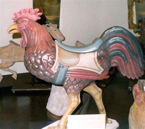 Historic Carousel Roosters