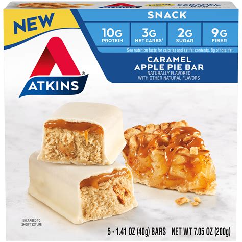 Caramel Apple Pie Bar Atkins Online Store