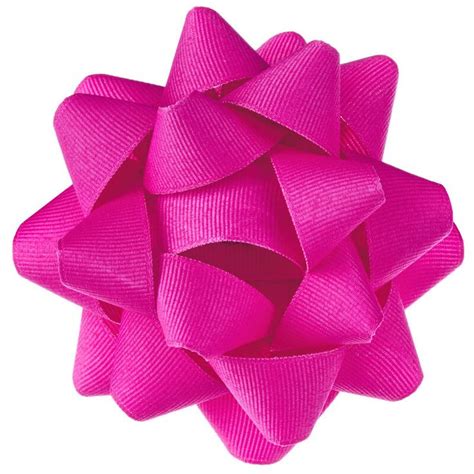 Hot Pink Grosgrain Ribbon Gift Bow Pink Wrapping Paper Gift