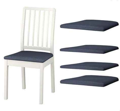Set of 4 dining chairs ikea borja. IKEA Ekedalen Dining Chair SLIPCOVER Cover SET of 4 ORRSTA ...