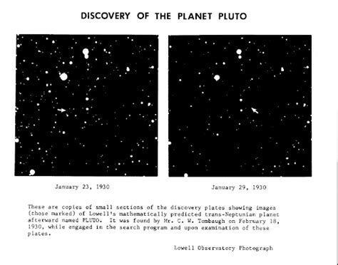 Credit Lowell Observatory Pluto Discovery Plates