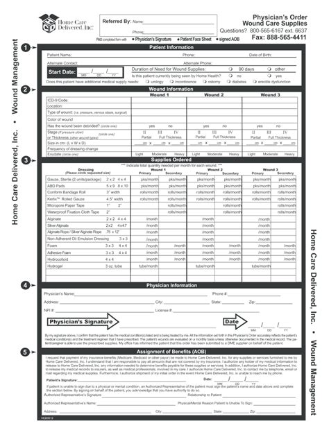 Kci Wound Vac Form Printable Enjoy Smart Fillable Fields And Interactivity