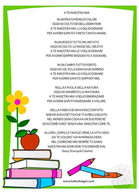 Poesia Per Maestra