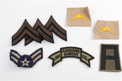 Army Rank Insignia Pins