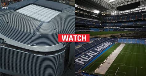 Real Madrid Retractable Pitch Real Madrid Santiago Bernabeu Stadium