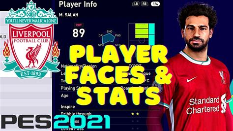 Liverpool fc 2020/2021 fifa 20 17 sept. PES 2021 | Liverpool FC | Player Faces & Stats - YouTube