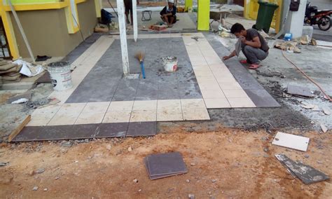 Kali+tiang beton + finising komnbinasi batu tempel & cat tahan cuaca = 7 m x 2m x 300 rb/m2 = 4,2jttotalnya 2,4+4,2 = 6,6 jt saja gan hitungan kasar : AWNING PAGOLA DAN GRILL : AKADEMIA- MEMASANG TILE PORCH ...