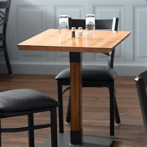 Lancaster Table And Seating 24 X 30 Solid Wood Live Edge Table Top With
