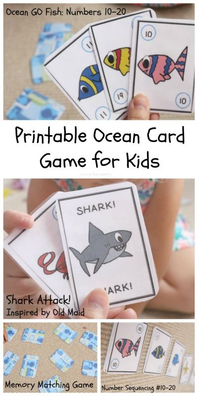 Go Fish Numbers Printable Card Game School Time Snippets