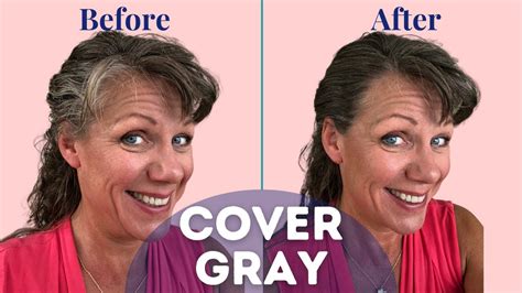 How To Cover Gray Hair At Temples Youtube