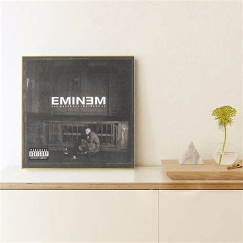 Eminem The Marshall Mathers Lp Music Album Canvas Poster No Etsy