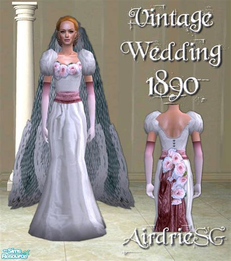 The Sims Resource Vintage Wedding 1890