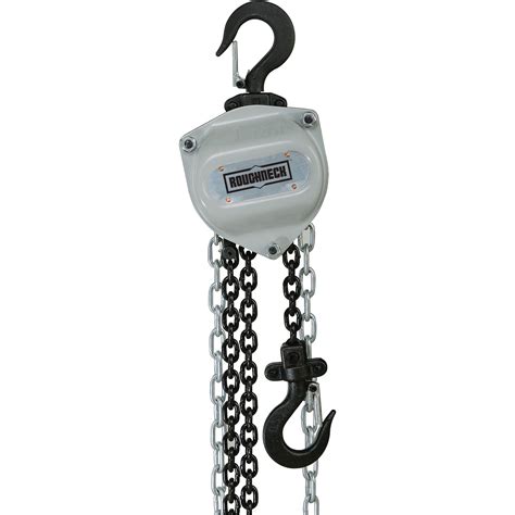 Roughneck Manual Chain Hoist Ton Ft Lift Manual Gear Chain