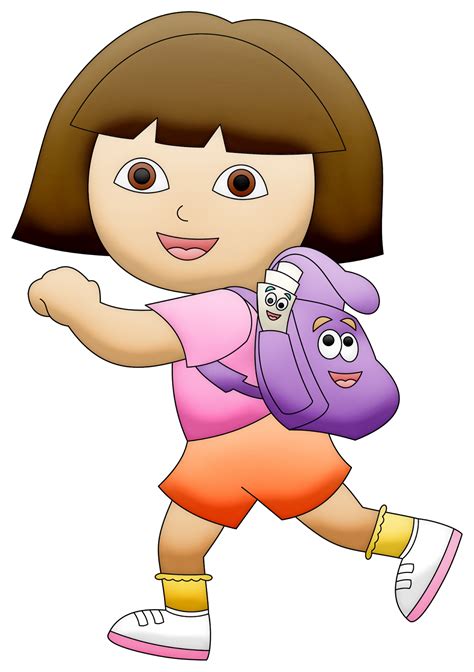 Dora The Explorer Face Clipart