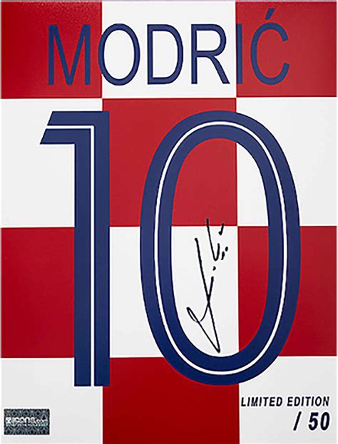 Fanatics Authentic - Luka Modric Croatia National Team Autographed 16