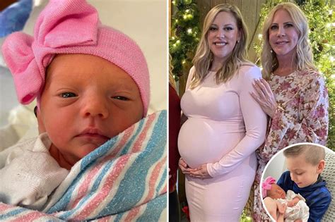 Rhoc Alum Vicki Gunvalsons Daughter Briana Welcomes Baby Girl