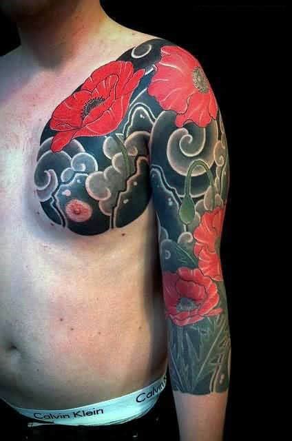 50 Japanese Cloud Tattoo Designs For Men Floating Ink Ideas